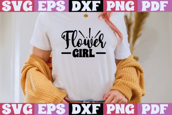 Flower Girl Craft SVG Graphics