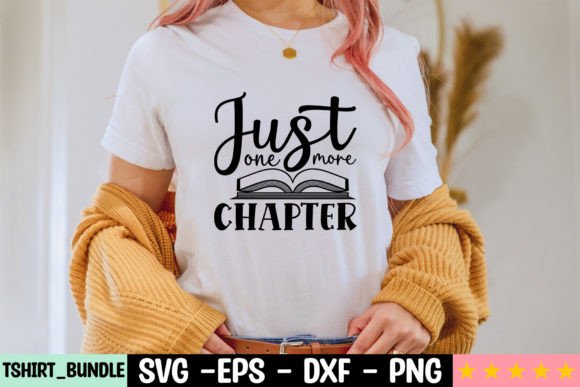 Just One More Chapter Craft SVG Graphics