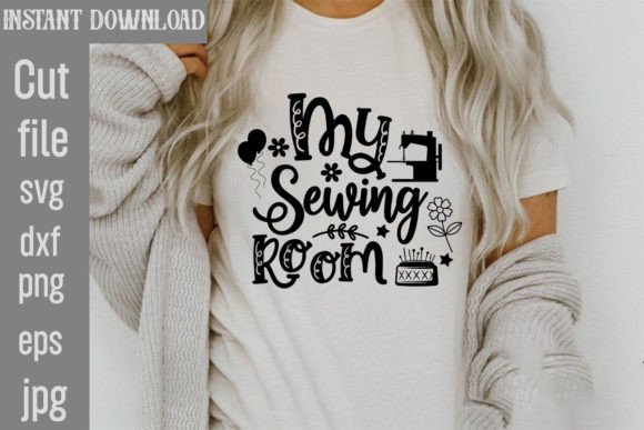 My Sewing Room SVG Cut File Graphics